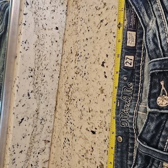 Miss Me Denim Blue Bootcut Jeans Style JP5361B Size 27 - Picture 2 of 12